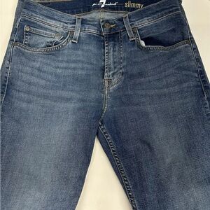 NOT FOR SALE 7 Seven For All Mankind Slimmy Jeans 30 x 32 Straight Leg